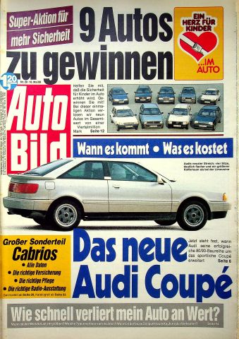 Deckblatt Auto Bild (20/1988)